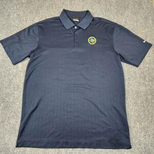 Nike Golf‎ Mens XL Navy Blue Texas 4-H Youth Development Foundation Polo Shirt